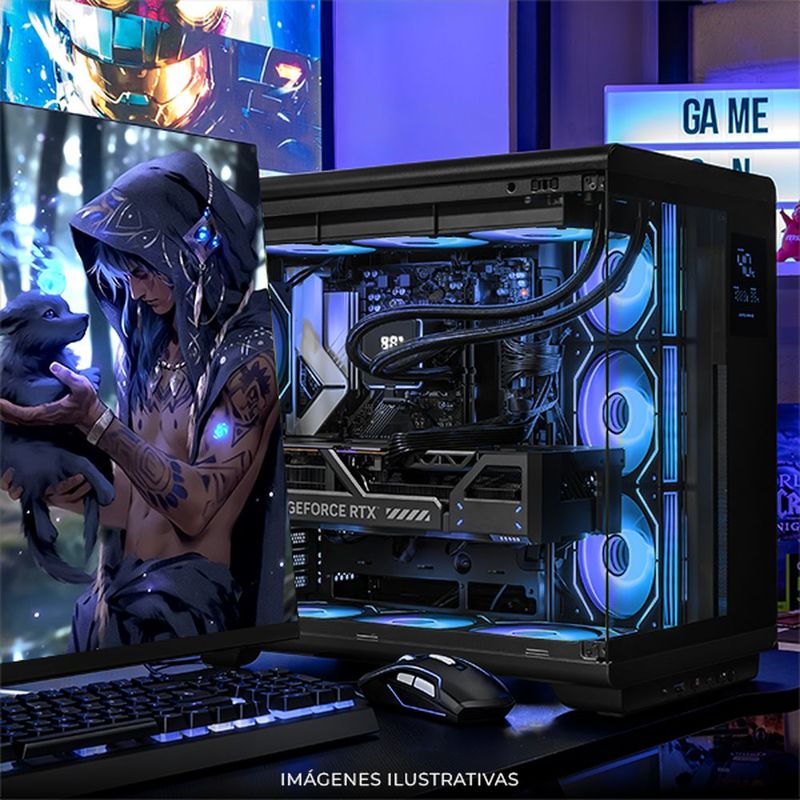 Pc gamer dxt rtx 5090 ryzen 9 32gb ddr5 ssd 1tb monitor 34