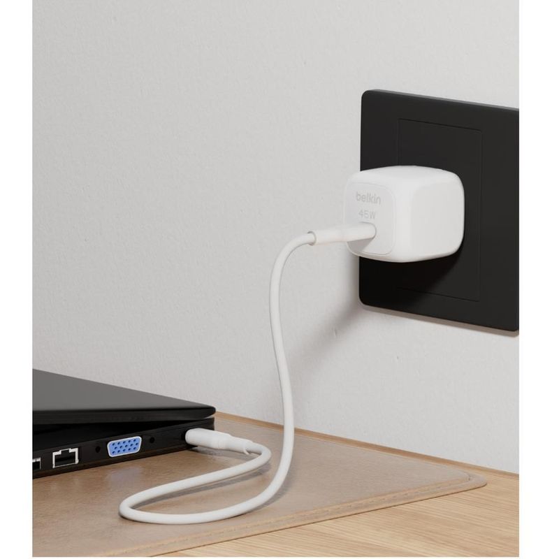 Belkin cargador pared 45w usb-c con cable