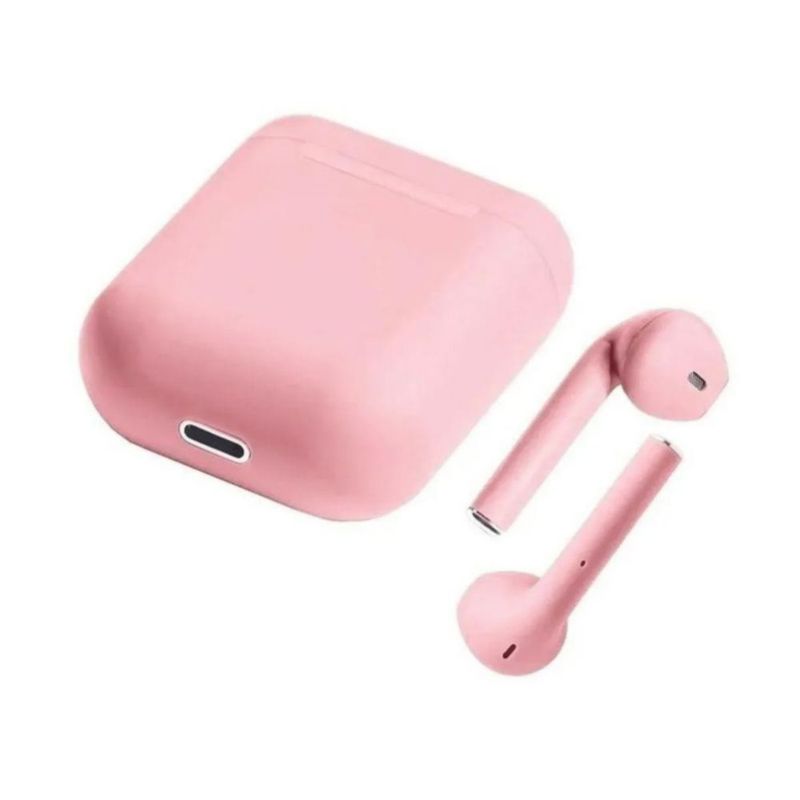 Audífonos Inalámbricos Genérico I12 Color Rosa In-ear