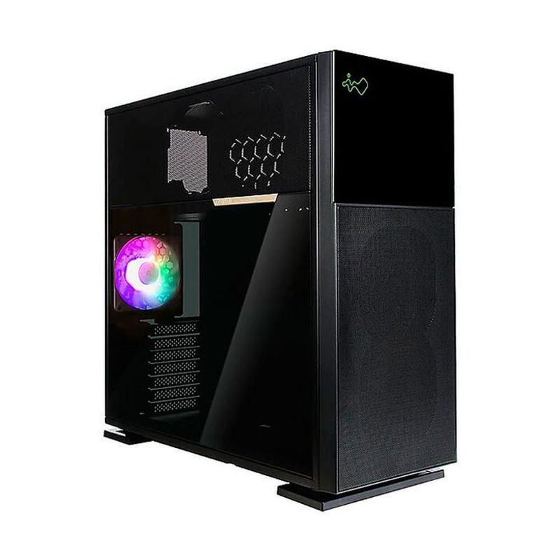 Gabinete in win 515 1 fan usb tipo c cristal templado soporte gpu media torre