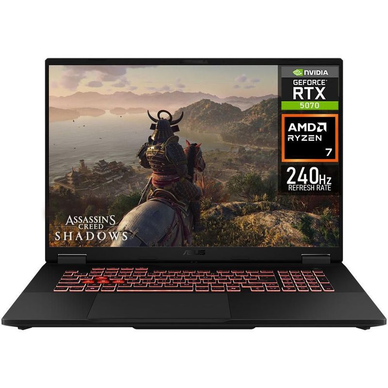 Laptop gamer asus tuf a18 rtx 5070 ryzen 7 32gb ram 1tb ssd