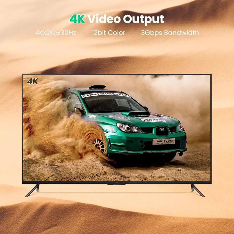 Adaptador Ugreen DisplayPort a HDMI 4K@30Hz Convertidor