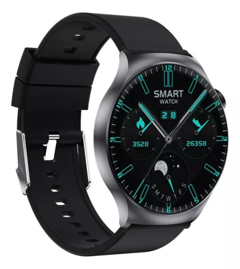 Reloj Inteligente Smartwatch Dt4 Mate Hd  NEGRO