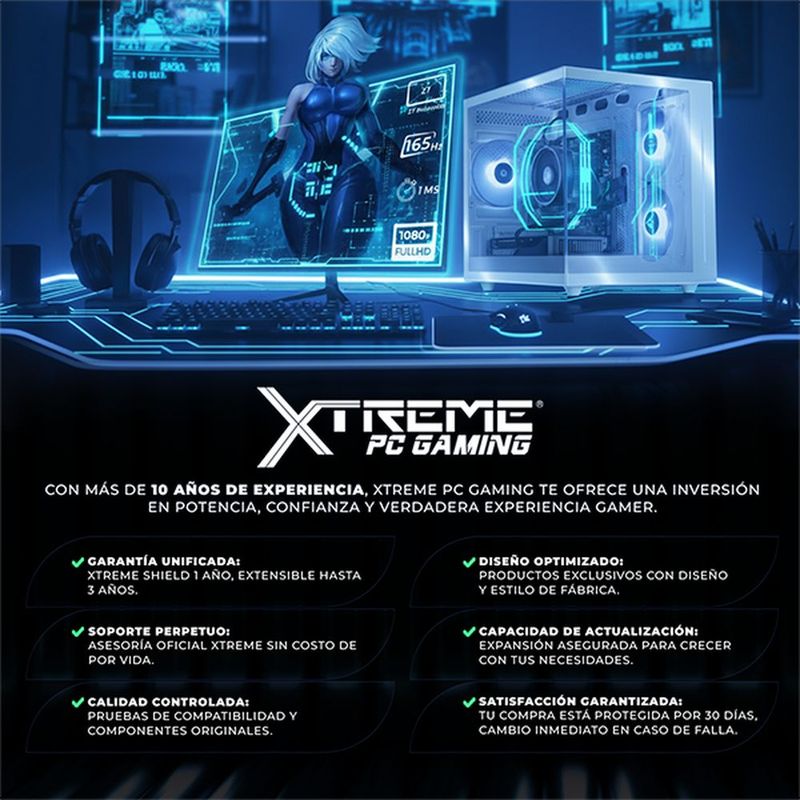 Xtreme pc radeon 780m ryzen 9 16gb ddr5 ssd 1tb monitor 27