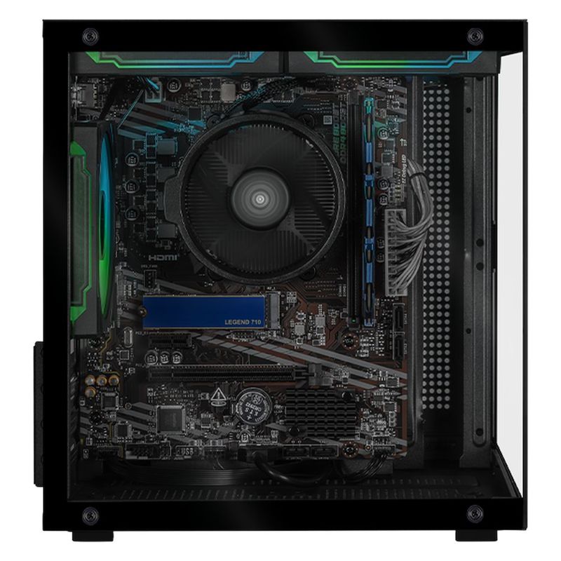 Xtreme pc vega 8 ryzen 3 16gb ssd 500gb monitor 27 black