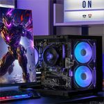 Xtreme pc radeon vega ryzen 5 16gb ssd 1tb monitor 27 black