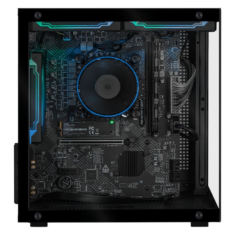 Xtreme pc core i5 12400 16gb ssd 500gb monitor 23.8 black
