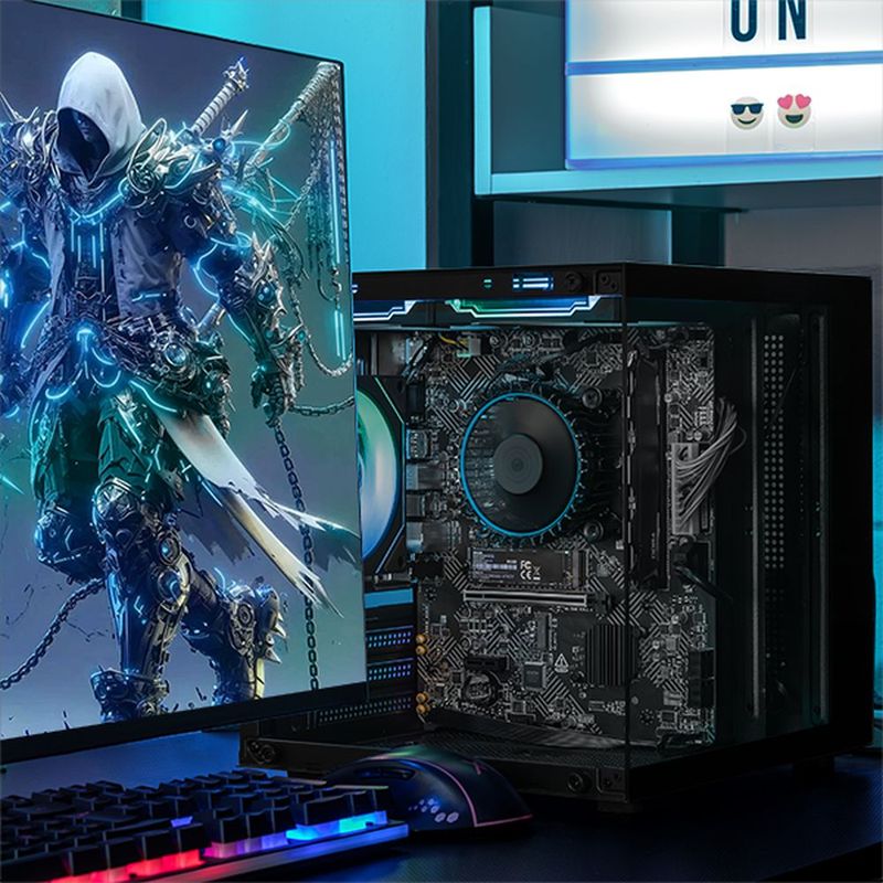 Xtreme pc core i5 12400 16gb ssd 500gb monitor 23.8 black