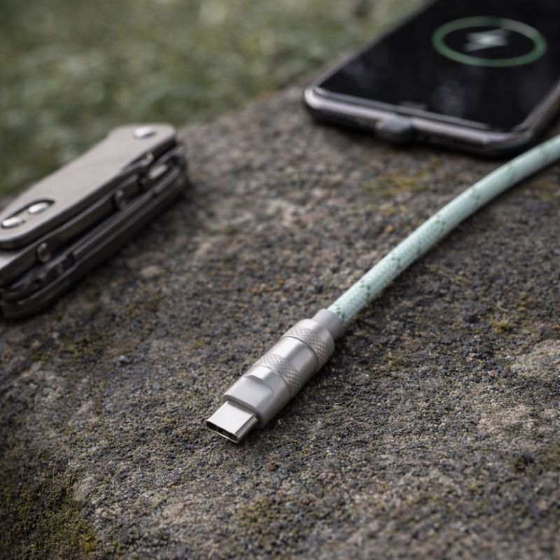 Cable de Carga Rápida HAVIT CB6340 USB-C PD60W con Lanyard 1.2m