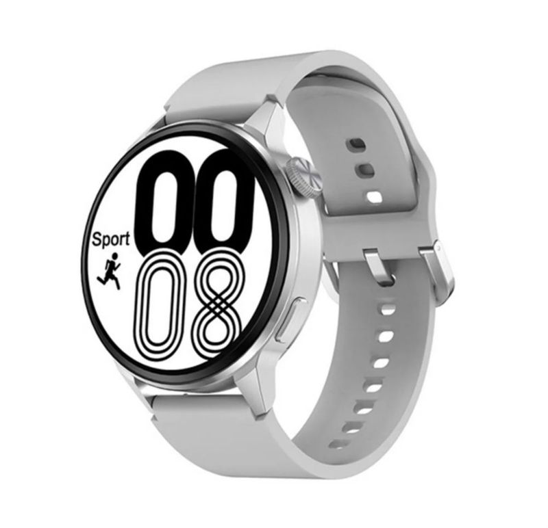 Smartwatch Reloj Inteligente Dt4+ SILICON  gris
