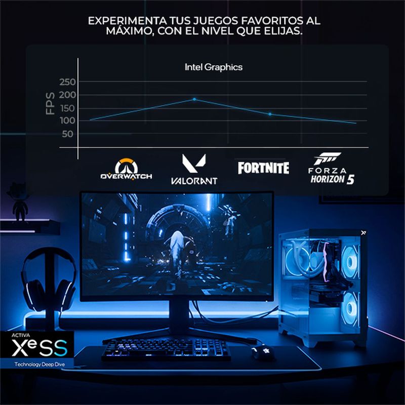 Xtreme pc ia ready core ultra 5 16gb 500gb monitor 23.8 bk