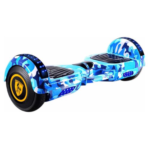Hoverboard Patineta Electrica Azul Bluetooth Led