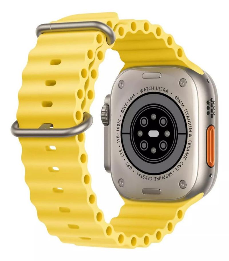 Reloj Inteligente Smart Watch Hk9 Ultra Amarillo