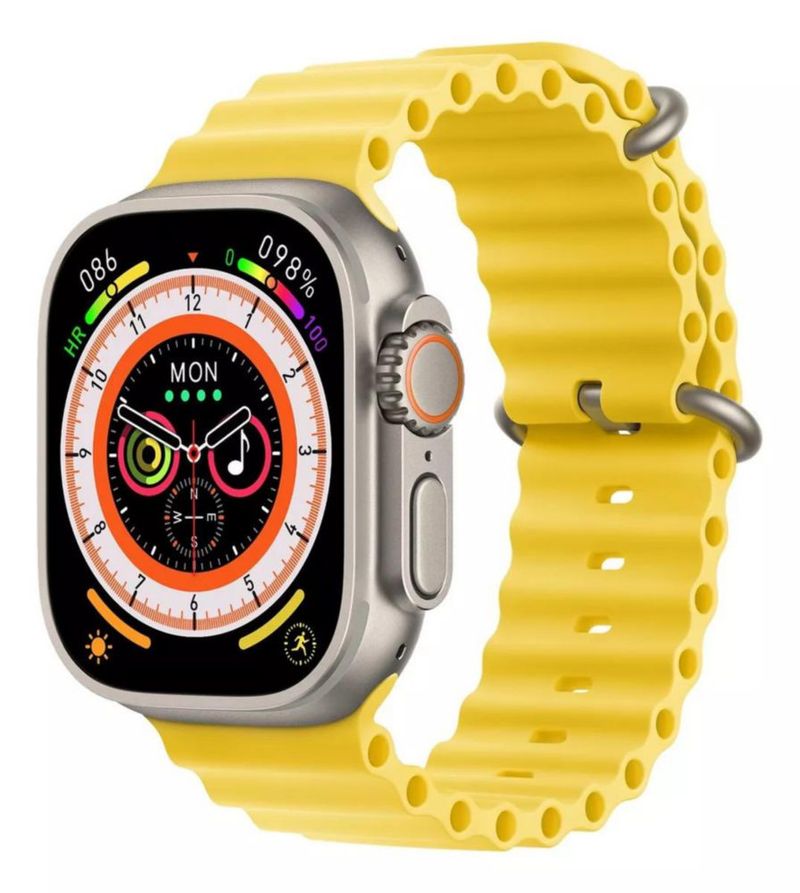 Reloj Inteligente Smart Watch Hk9 Ultra Amarillo