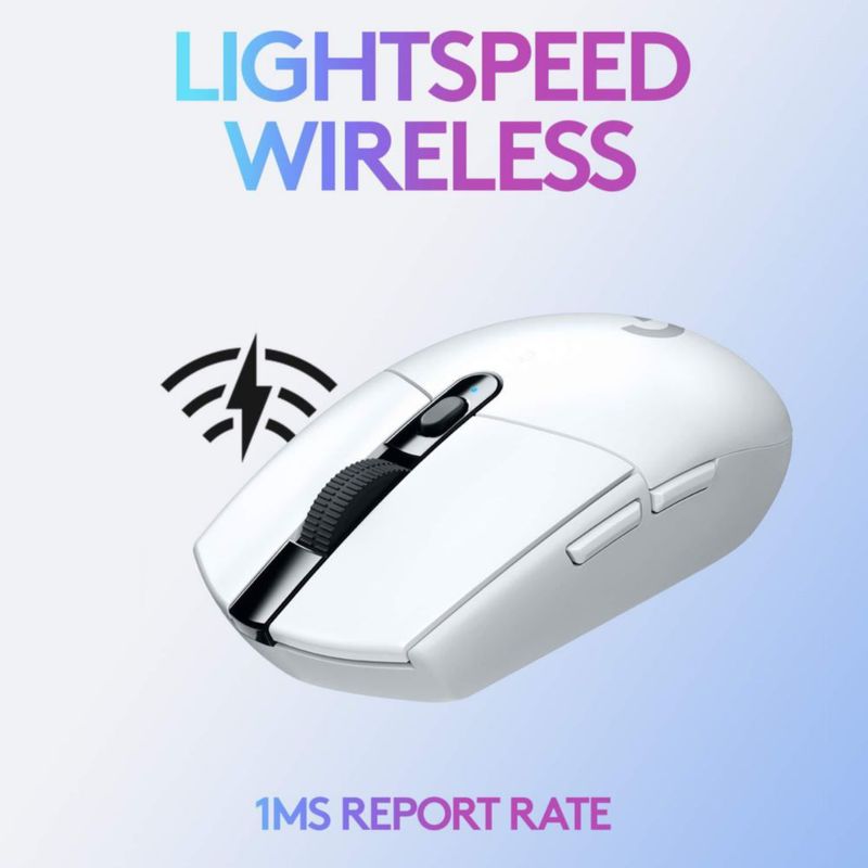 Ratón inalámbrico para juegos Logitech G305 LIGHTSPEED blanco