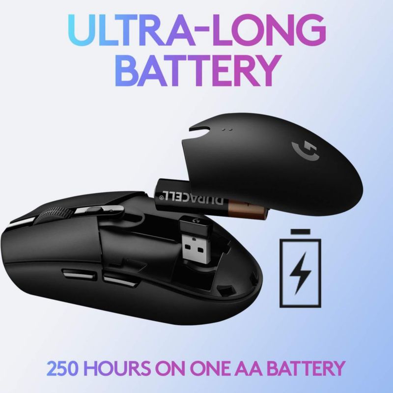 Ratón inalámbrico para juegos Logitech G305 LIGHTSPEED blanco