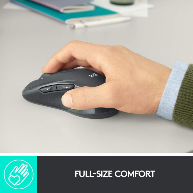 Ratón de ordenador inalámbrico Logitech M510 para PC - Grafito