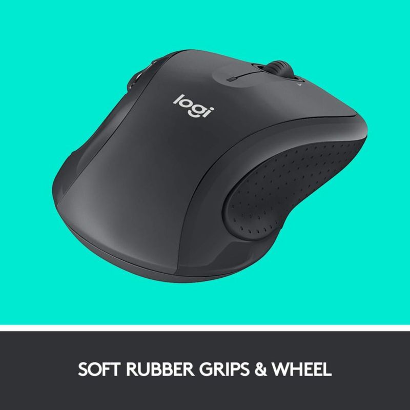 Ratón de ordenador inalámbrico Logitech M510 para PC - Grafito