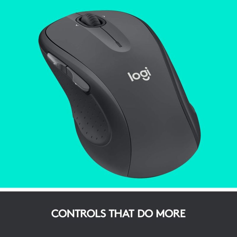 Ratón de ordenador inalámbrico Logitech M510 para PC - Grafito