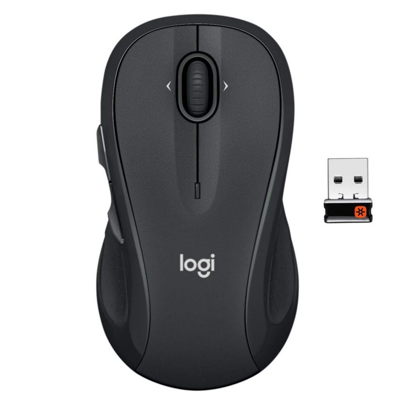 Ratón de ordenador inalámbrico Logitech M510 para PC - Grafito