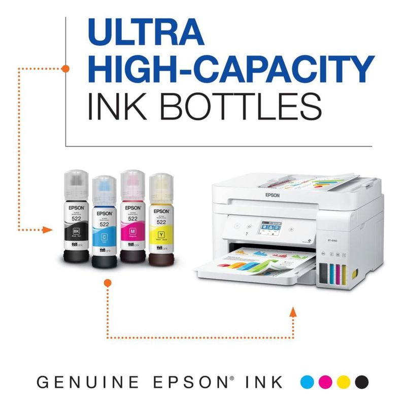 Botella de tinta Epson 522 EcoTank de ultra alta capacidad negra T522120-S
