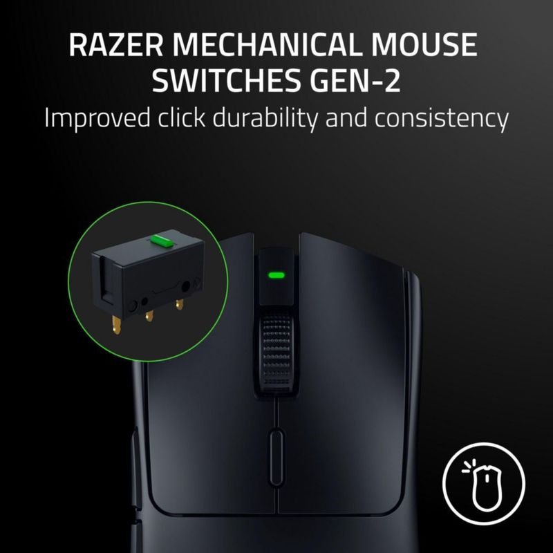 Ratón para juegos Razer Viper V3 HyperSpeed Wireless 82 g negro