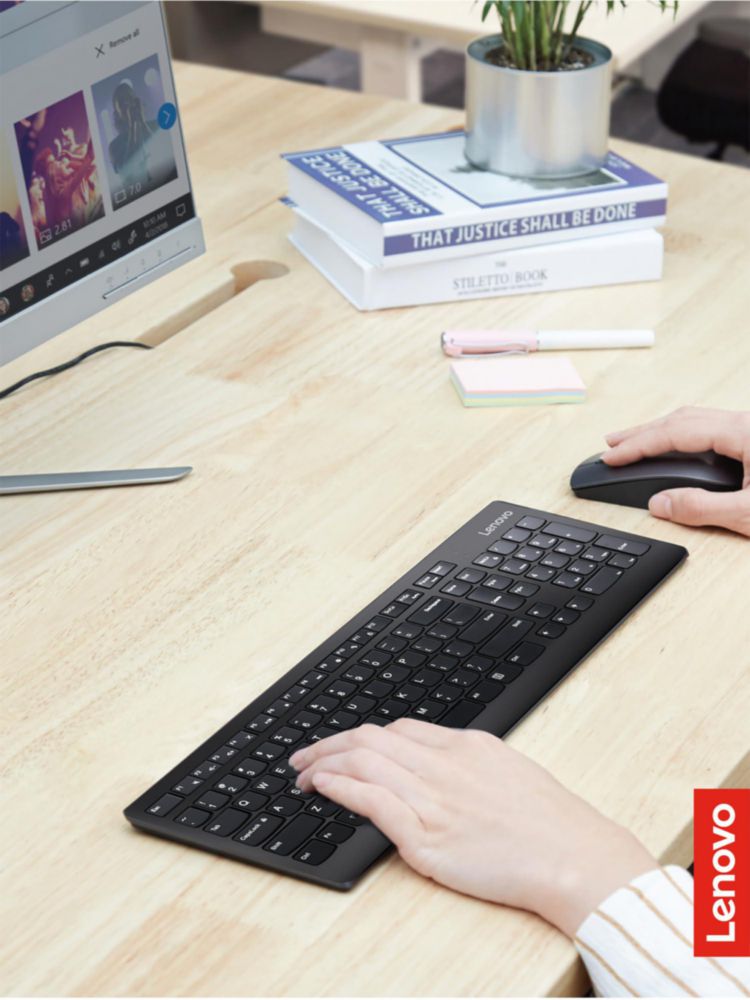Combo de teclado y ratón Lenovo 510 Wireless Black