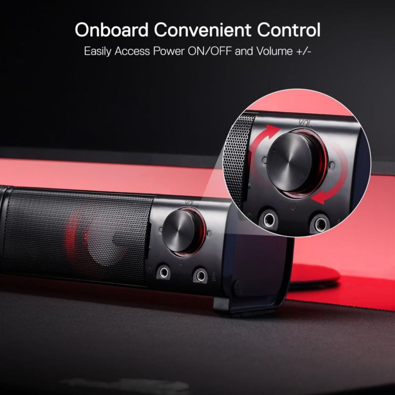 Altavoces para juegos de PC Redragon GS550 de 2.0 canales con alimentación USB