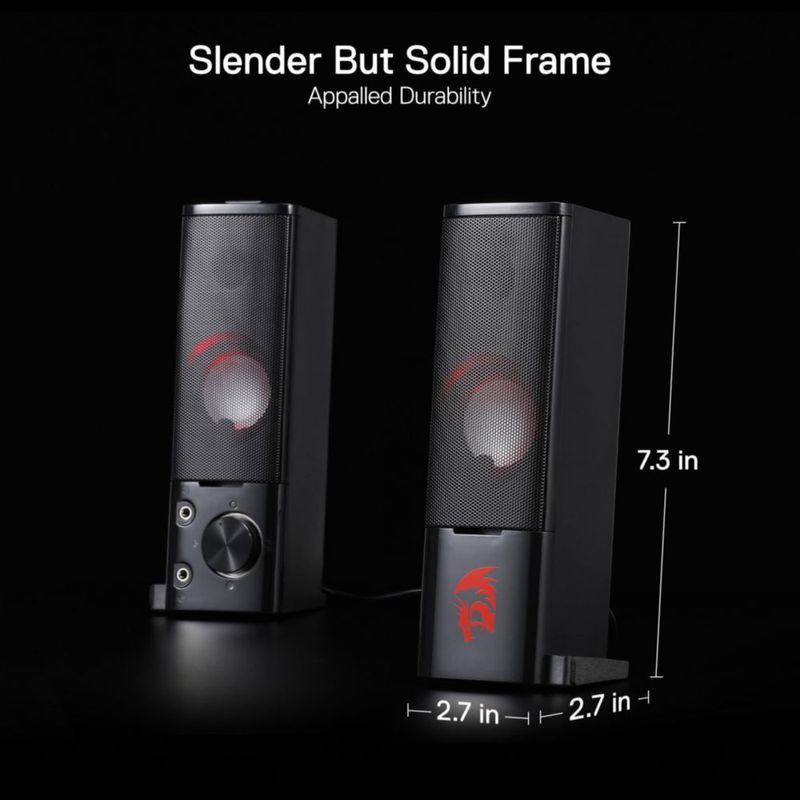 Altavoces para juegos de PC Redragon GS550 de 2.0 canales con alimentación USB