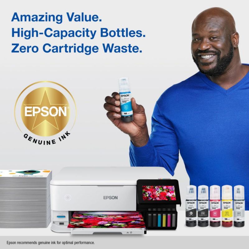 Paquete combinado de botellas de tinta Epson 552 EcoTank T552920-S 5 colores