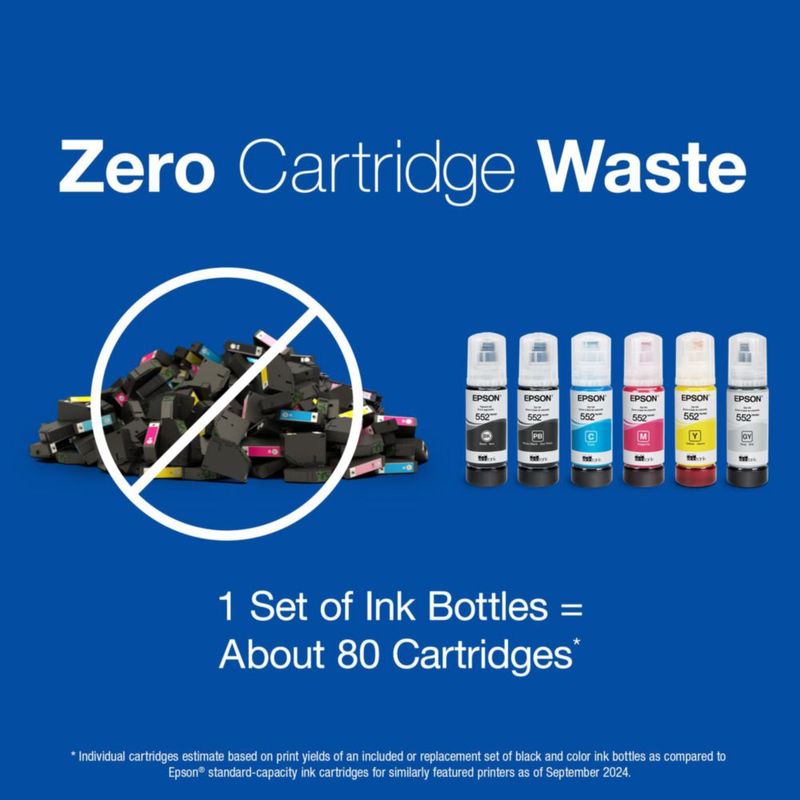 Paquete combinado de botellas de tinta Epson 552 EcoTank T552920-S 5 colores