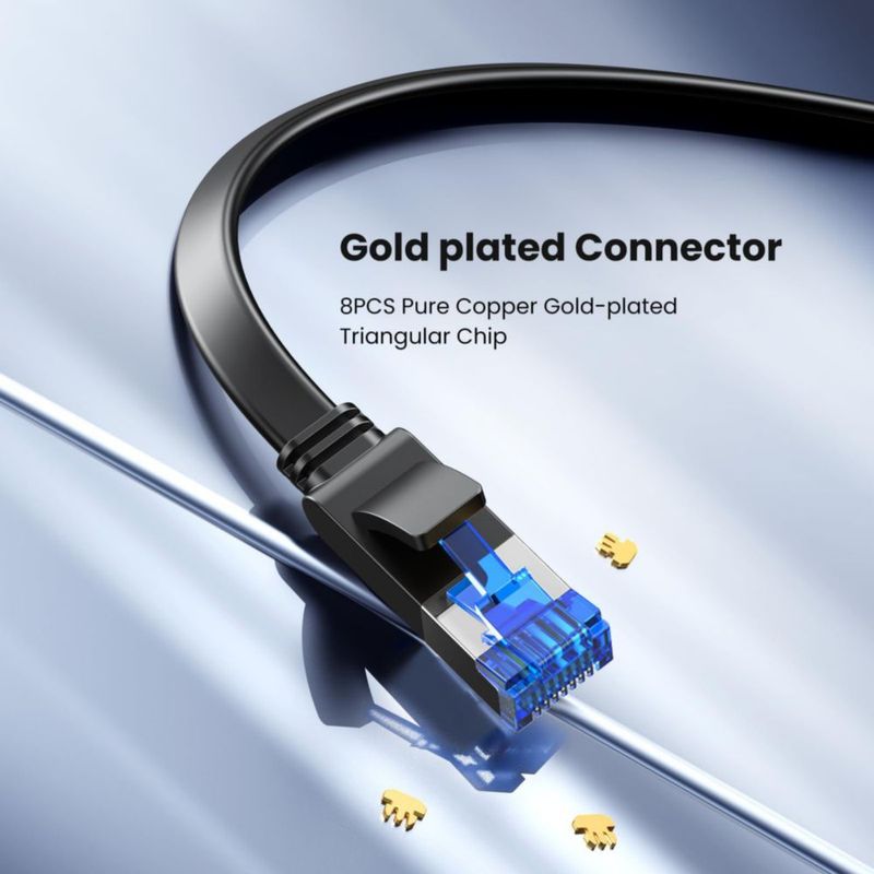 Cable Ethernet UGREEN Cat 8 de 33 pies/10 m 40 Gbps 2000 Mhz alta velocidad