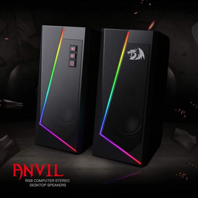 Altavoces de sobremesa Redragon GS520 RGB 2.0 canales alimentados por USB