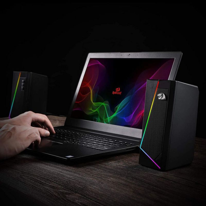 Altavoces de sobremesa Redragon GS520 RGB 2.0 canales alimentados por USB