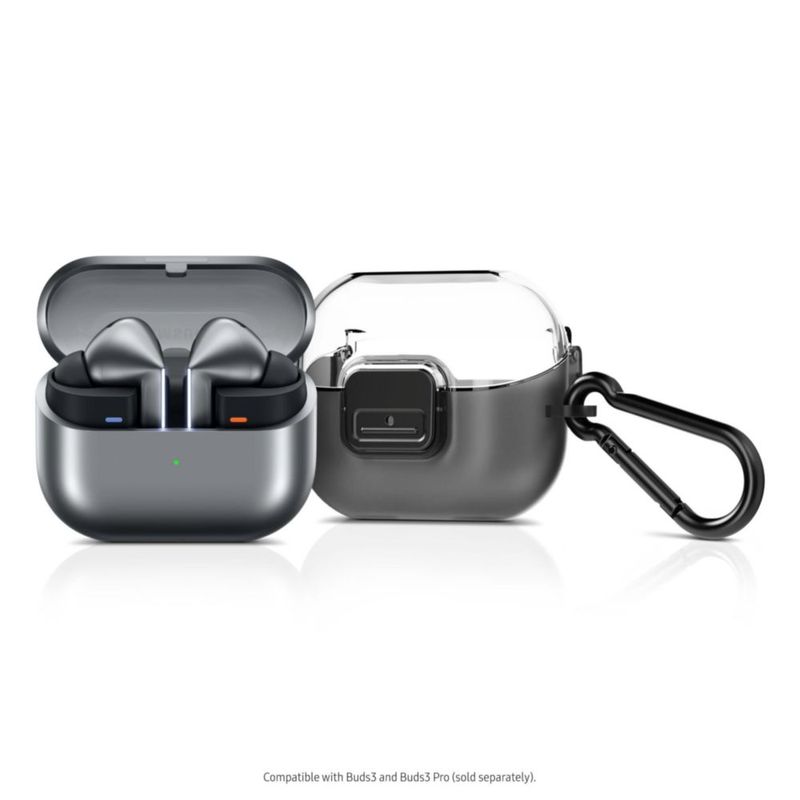Funda con clip y mosquetón para SAMSUNG Galaxy Buds 3/Buds 3 Pro