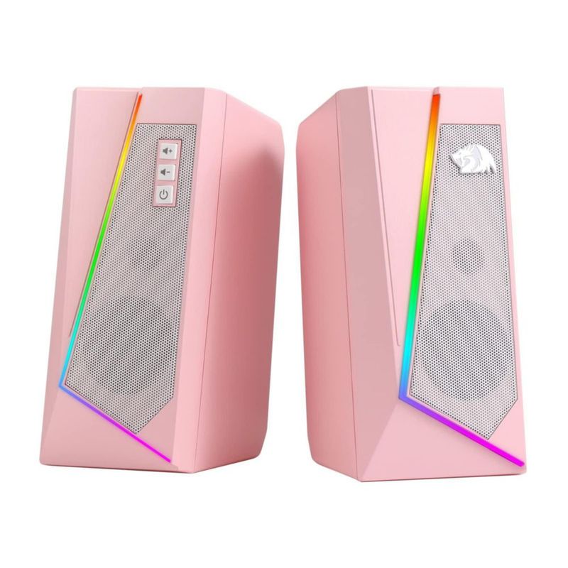 Altavoces de sobremesa Redragon GS520 RGB 2.0 Canal USB Rosa