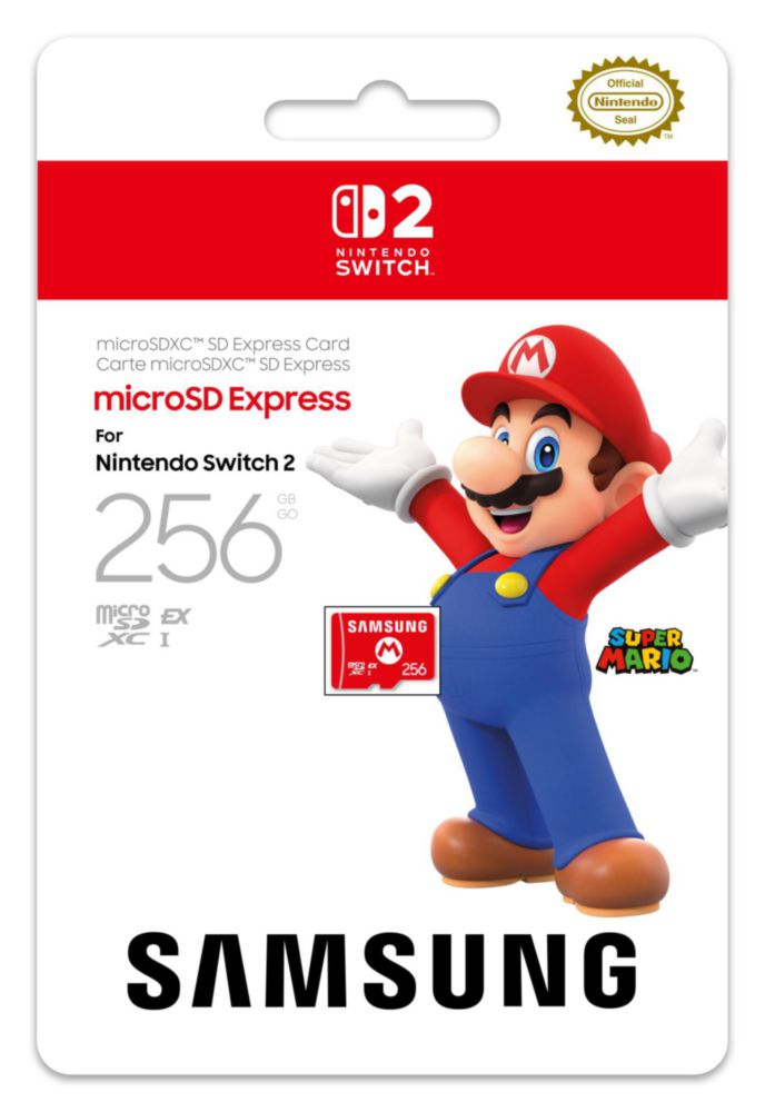 Tarjeta de memoria Nintendo Samsung MircoSD Express 256GB