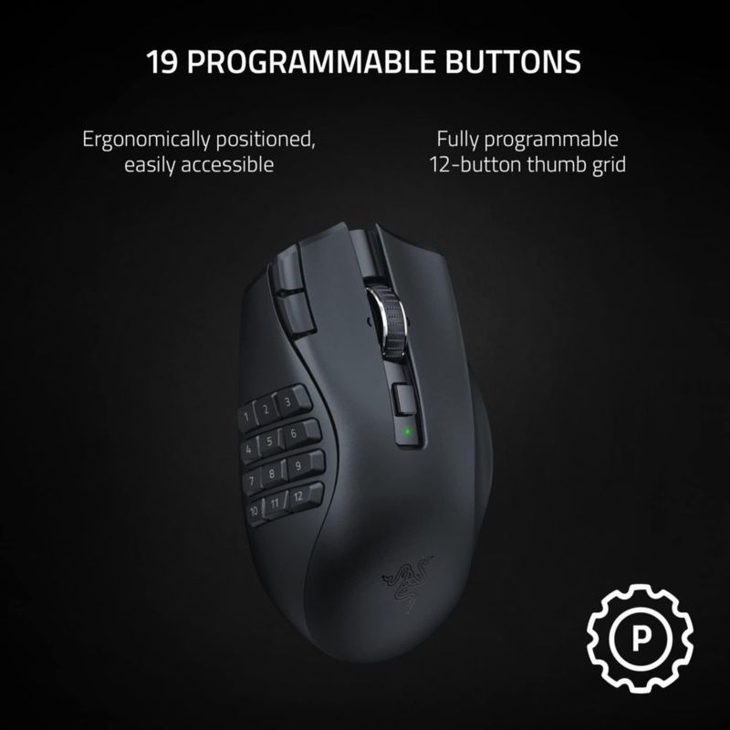 Ratón Razer Naga V2 HyperSpeed Wireless MMO Gaming