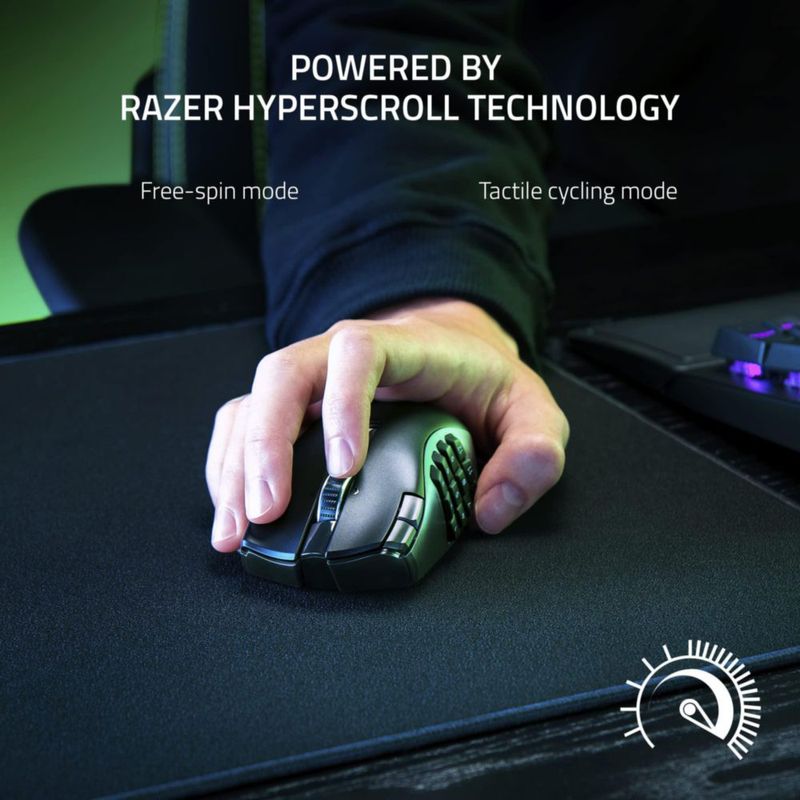 Ratón Razer Naga V2 HyperSpeed Wireless MMO Gaming