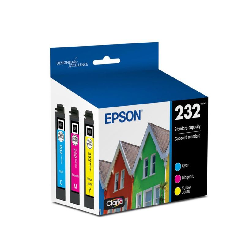 Cartucho de tinta Epson 232 Claria de capacidad estándar Color Combo