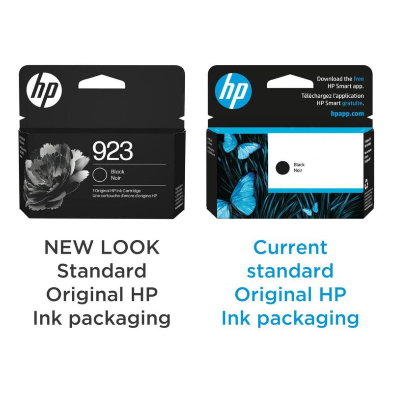Cartucho de tinta HP 923 negro OfficeJet 8120 OfficeJet Pro 8130