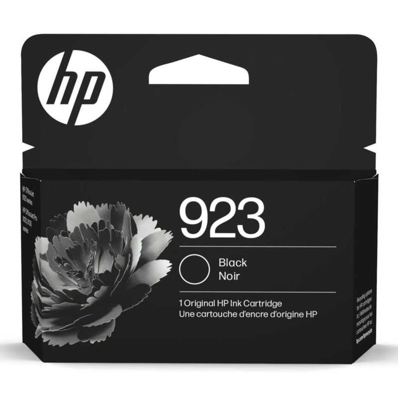 Cartucho de tinta HP 923 negro OfficeJet 8120 OfficeJet Pro 8130