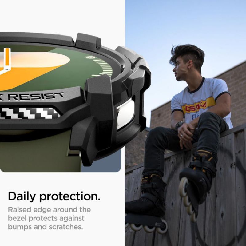 Funda Spigen Rugged Armor para Samsung Galaxy Watch 7 de 44 mm