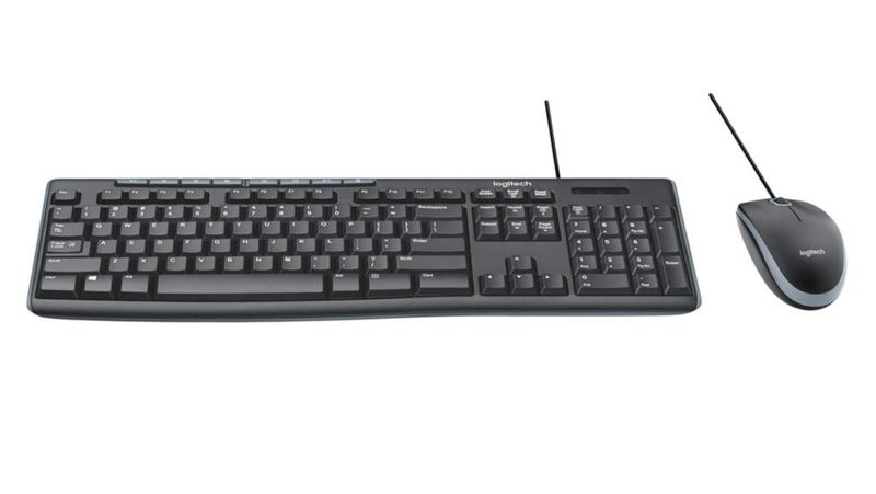 Teclado y ratón Logitech Media Combo MK200