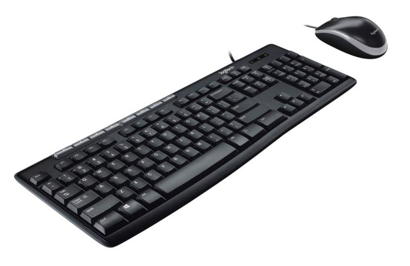 Teclado y ratón Logitech Media Combo MK200