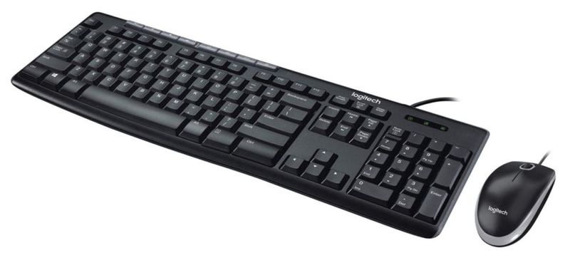 Teclado y ratón Logitech Media Combo MK200