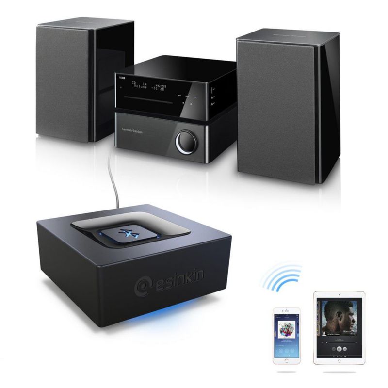 Adaptador de audio Bluetooth Esinkin para sistema de transmisión de música