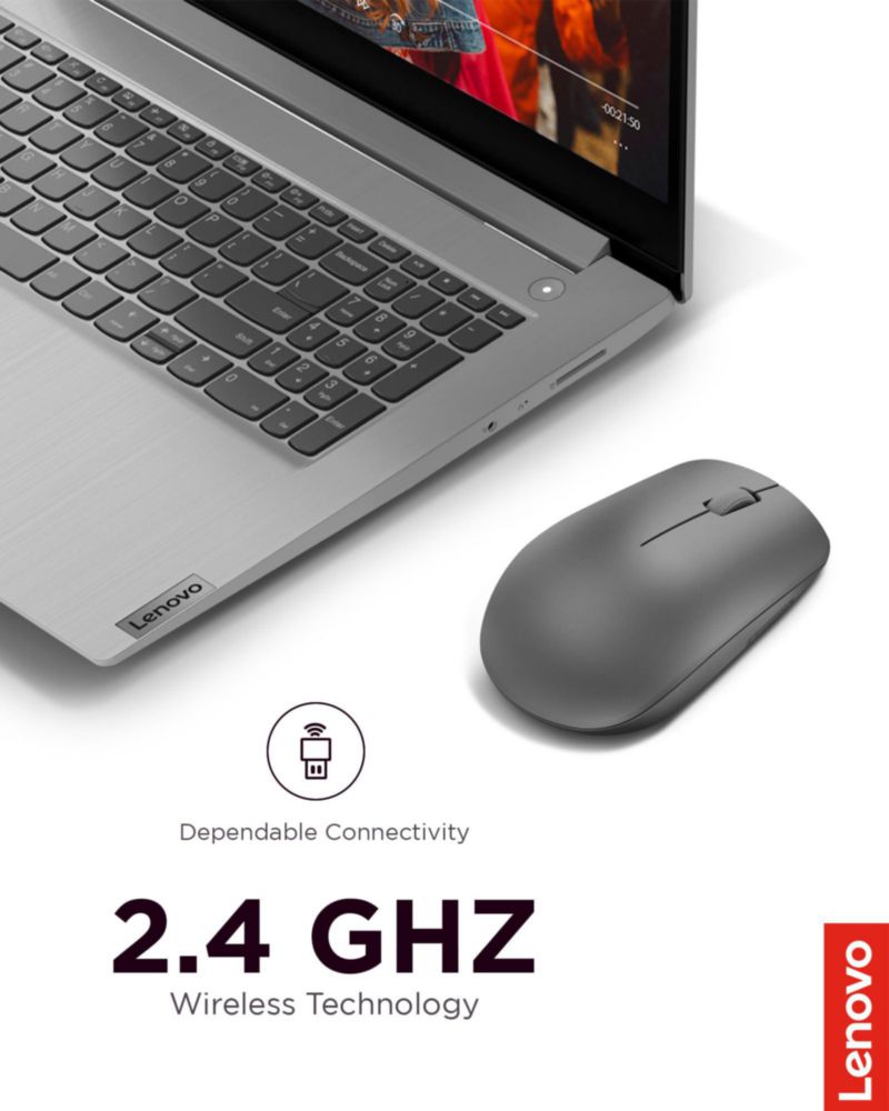 Ratón inalámbrico de ordenador Lenovo 530 para PC portátil Windows