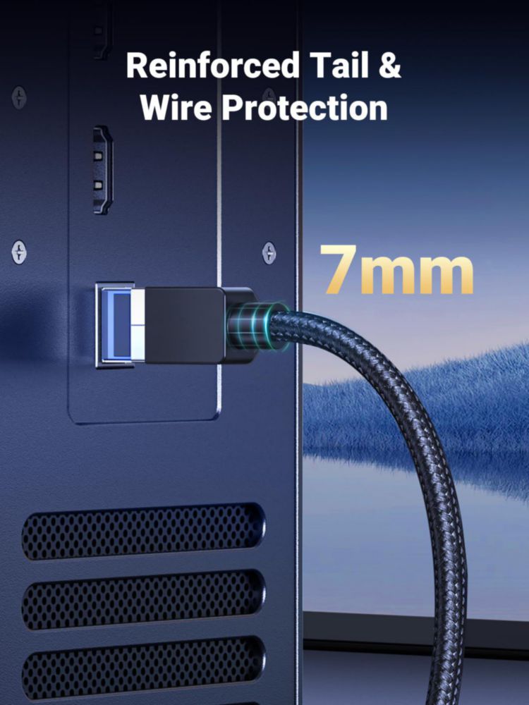 Cable Ethernet UGREEN Cat 8 de 50 m 40 Gbps 2000 Mhz blindado