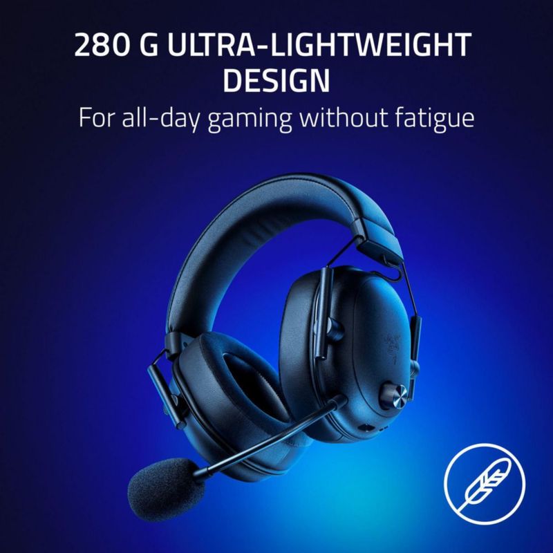 Auriculares para juegos Razer BlackShark V2 HyperSpeed inalámbricos negros